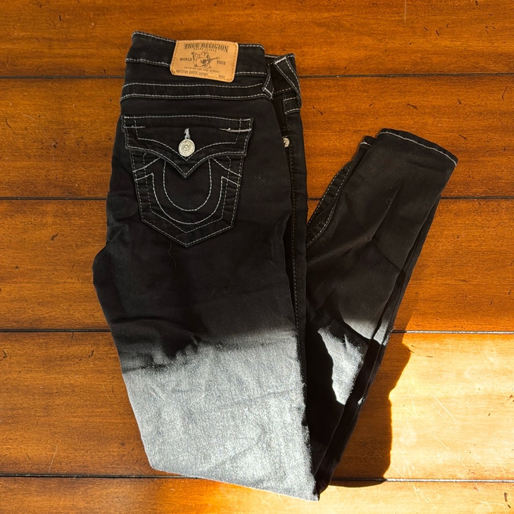 True Religion - Black Skinny Jeans - Size 27
